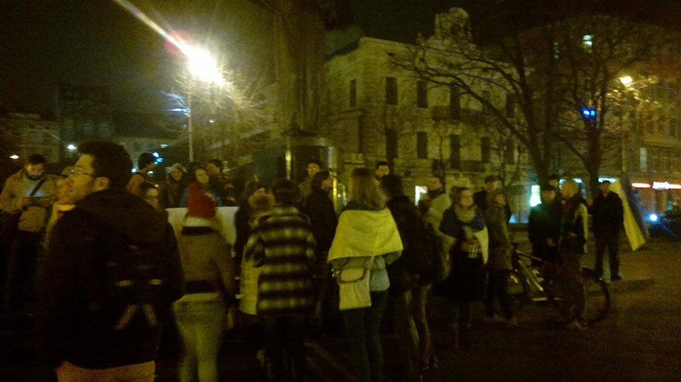 Студенти вийшли на майдан у Львові підтримати євроінтеграцію України