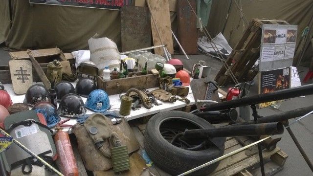 Музей Майдану: зброя мітингувальників
