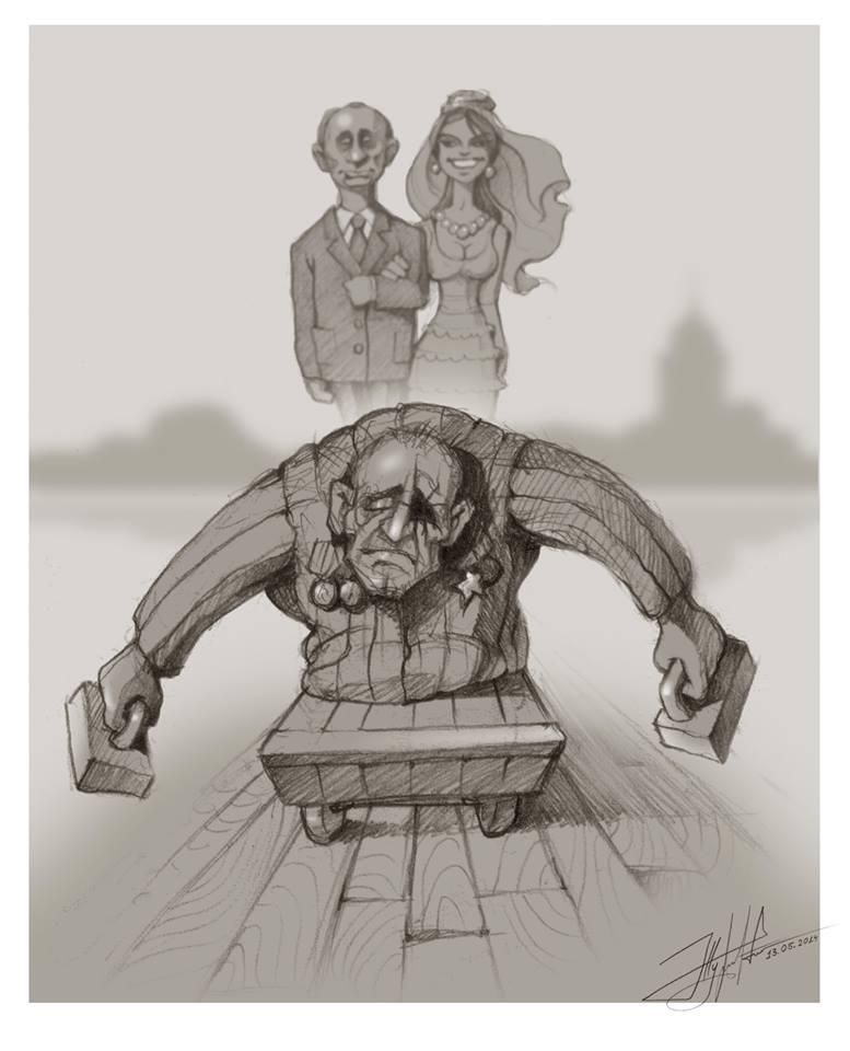 Що спільного у Путіна і Кабаєвої з ветеранами війни? Нова робота Юрка Журавля