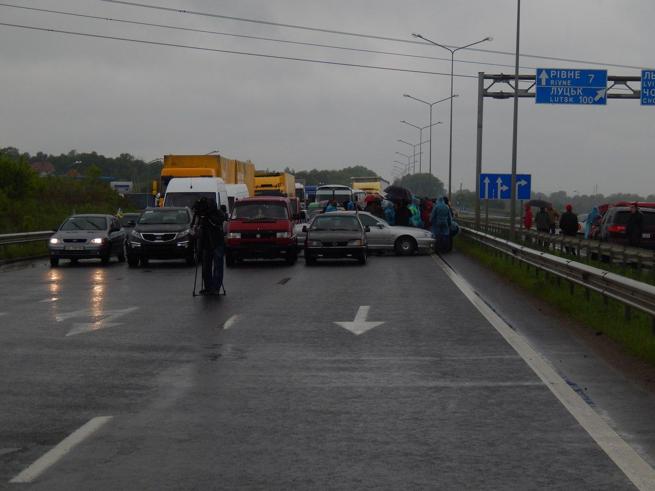 Блокування траси Київ – Чоп