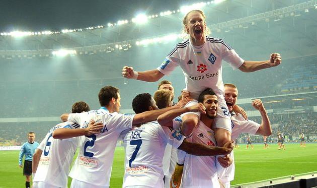 Київське Динамо перемагає ФК Шахтар