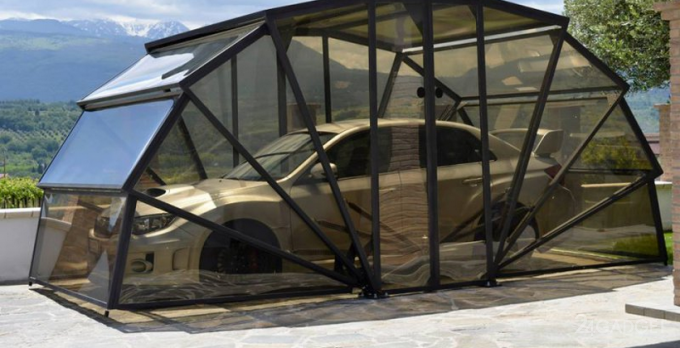 Універсальний гараж зі складною конструкцією (ФОТО)