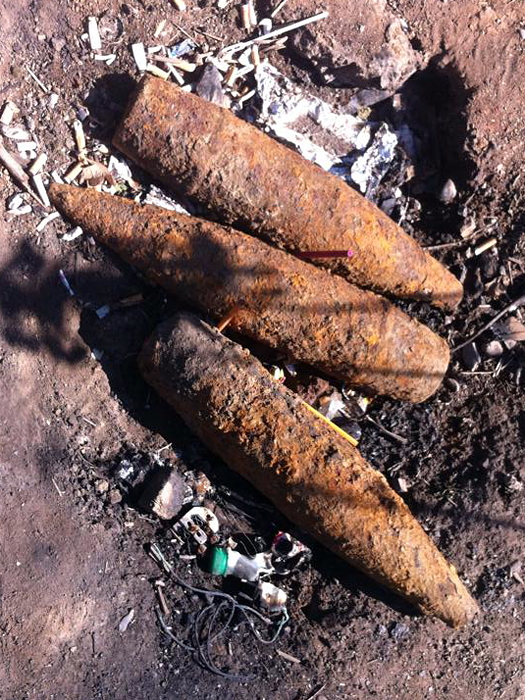 артилерійська та протипіхотна зброя