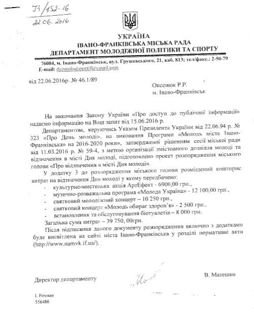 Ціна свята: у скільки обійшовся "День Молоді" для Івано-Франківська
