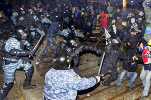 Силовий розгін Майдану у 2013 році. Фото - Українська правда