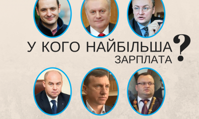 Хто з мерів обласних центрів Західної України отримав найбільшу зарплату