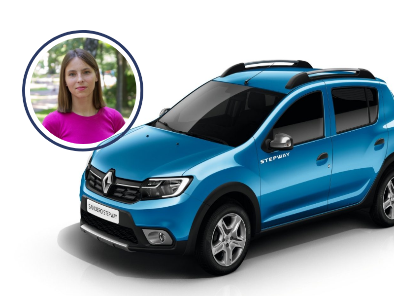 Депутат придбала автомобіль Renault Sandero за 360 тисяч гривень