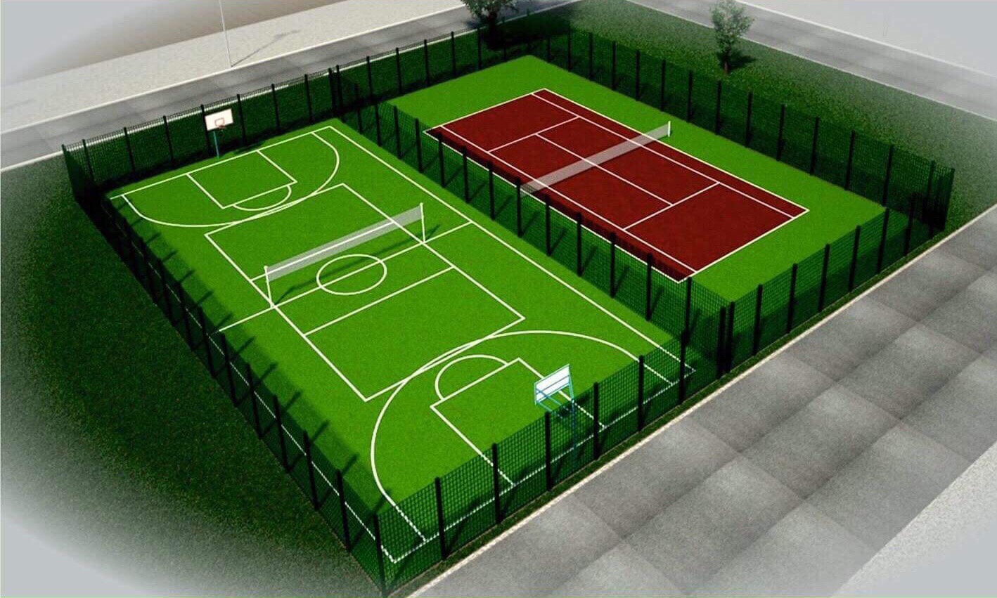 У Бориславі відкрили спортивний майданчик за 2 мільйони гривень