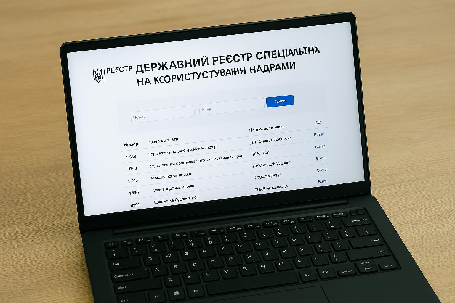 В Україні запрацював реєстр спецдозволів на користування надрами