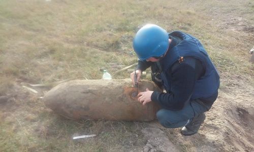 Знешкоджено авіаційну бомбу