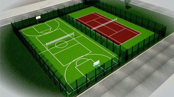 У Бориславі відкрили спортивний майданчик