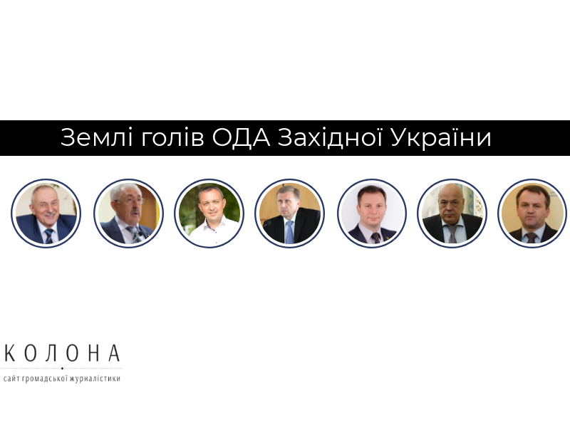 Хто найбільший землевласник серед голів ОДА Західної України?